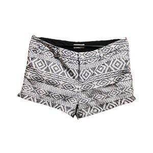 Merona Black and White Patterned Women’s Shorts